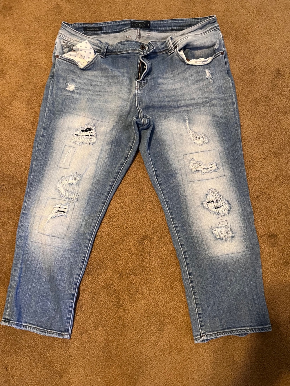 Lucky Brand Light Blue Distressed Women’s Jeans